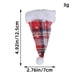 thumbnail image 2 of 6pc Christmas Sequin Knife And Fork Set Mini Christmas Hat Knife And Fork Decoration Desktop Christmas Ornaments, 2 of 3