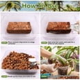thumbnail image 4 of NOGIS 1 Pcs Coco Husk Chips-100% Organic Coconut Coir Chips Brick Potting Soil Mix with Low EC & PH Balance, Compressed Coconut Substrate Coco Chips Mulch Medium for Garden, Flowers, Plants, 4 of 7