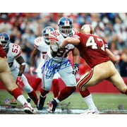 Michael Strahan Autographed Vs. San Francisco 49ers 16" x 20" Photograph
