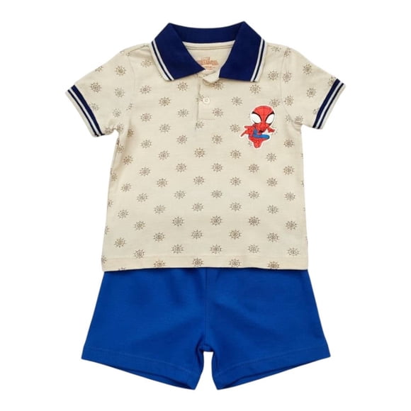 Conjunto Spider-Man para Niño Bordado Multicolor Talla 2