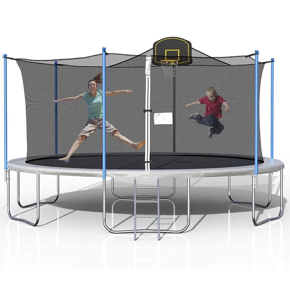 Indoor Trampoline for Kids, New Upgraded 16ft Outdoor Trampoline with