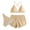 Khaki, variant on Women's Color Bikini Swimsuit Swimsuit Three Piece Set Army Green L