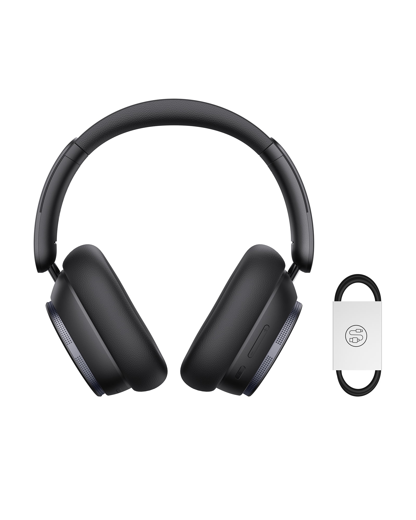 Baseus Wireless Headphone Noise Cancelling Headphones Bluetooth Over-Ear Headphones with Microphone, H1 Pro Black