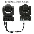 thumbnail image 4 of Cable Dual XLR Macho A RJ45 Hembra, Cable Divisor XLR A RJ45 Plug Play De 3 Pines Configuraciones De Audio Profesionales Para Amplificadores Para DMX CON, 4 of 7