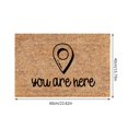 thumbnail image 6 of 16x24 Inch Durable Anti Slip Mats Outdoor or Entryway Rug Door Mat Door Mats Outdoor Entrance Outdoor Rug Low Maintenance Welcome Mat Welcome Mat for Front Door and Outdoor Entrance, you are here, 6 of 6