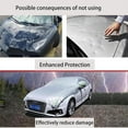 thumbnail image 6 of Hail Protector Car Cover - 5-Layer Padded Anti-Hail Shield for SUV/Sedan | Rain Protection & Windproof with Reflective Strips | Universal Fit All-Weather Protection (2025 Upgraded) (Black,Sedan), 6 of 8