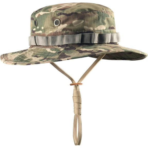 Minzimin Boonie Hat Military Tactical Boonie Hats for Men Women Hunting Fishing Outdoor