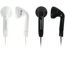Koss In-Ear Headphones, Black/White, KE7