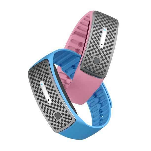 Reloj Ultrasónico Mosquito liwang 2 uds pulsera repelente de mosquitos para niños rosa azul