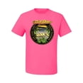 thumbnail image 2 of Wild Bobby, Vintage Surf Shop Beach Sun Sand Surf Palms Paradise Pop Culture Men's Graphic T-Shirt, Neon Pink, 4XL, 2 of 3