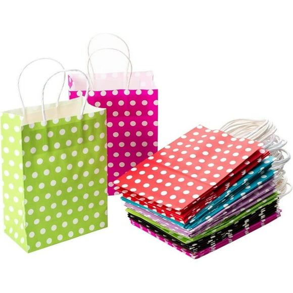 of 30 gift bags, gift bags, gift bags, paper bags, paper bags, paper carrier bags, paper bag bags with handle, cord, handle, 30 pieces