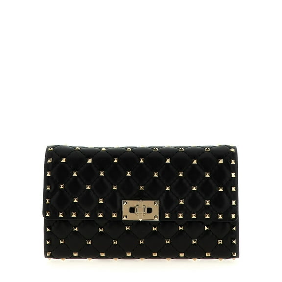 Valentino Garavani Women's 'Rockstud Spike' Shoulder Bag Black