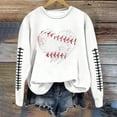 thumbnail image 5 of HUITKMM Chandails d'Automne pour Femmes Chandail à Manches Longues Col Rond Imprimé Football Chandail Décontracté pour Usage Quotidien et Activités Sportives Chemise Athlétique Douce et Confortable, 5 of 5