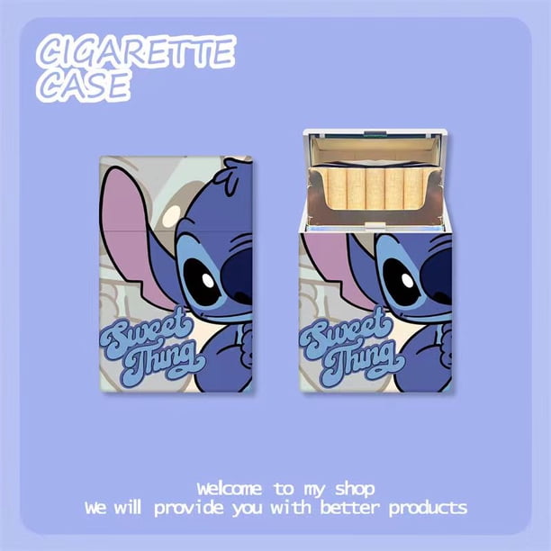 Caja de cigarrillos con dibujos animados de Hello Kitty, Kuromi, Stitch,  animé, creativa, personalizada, impermeable, artefacto oculto, regalo de  vacaciones