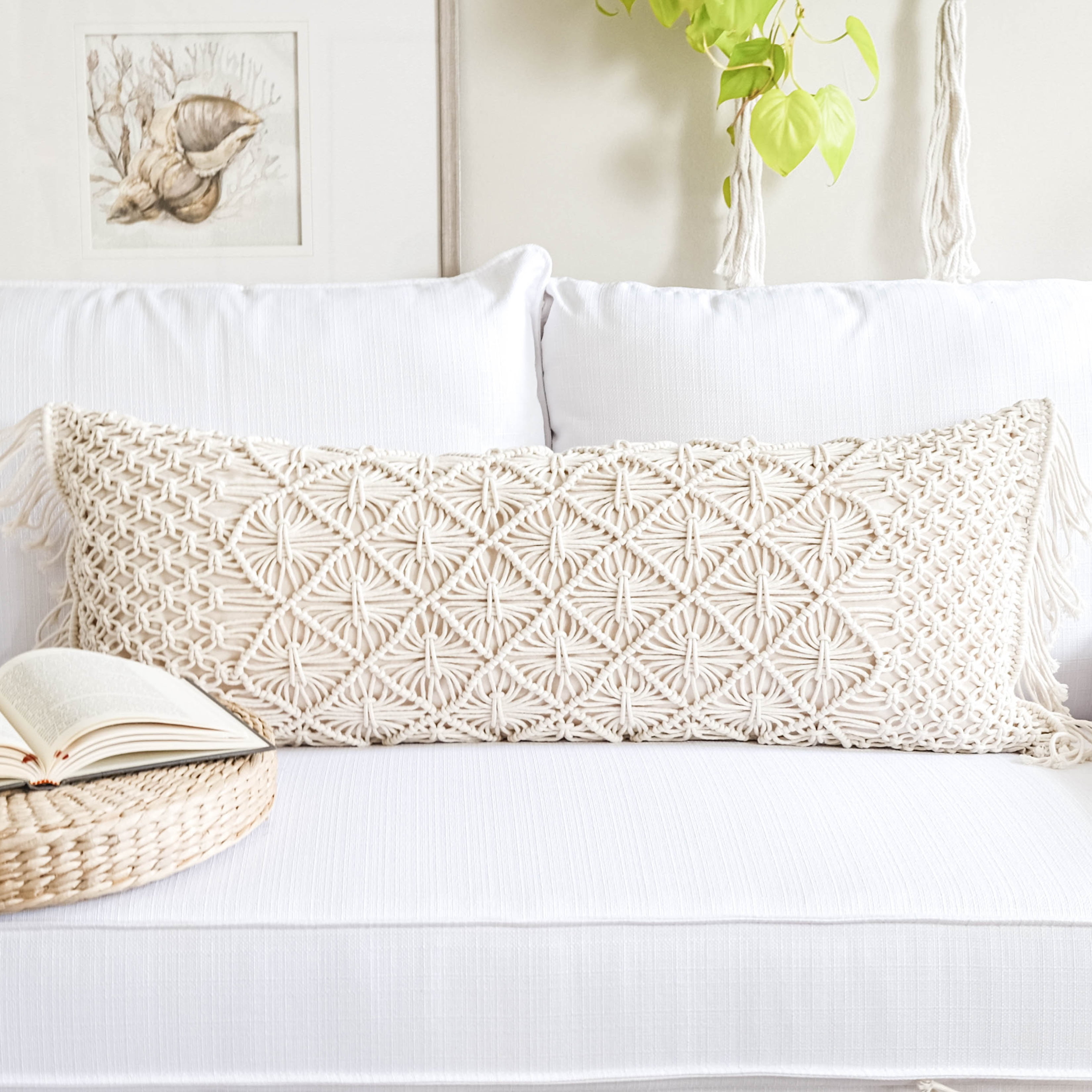 Long Lumbar Pillow Cover in Textura - Artisan-made and Fair Trade – Fair +  Simple