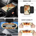 thumbnail image 5 of Yuyamidu 12 PCS Hummingbird Car Front Seat Protector Sunflower Steering Wheel Cover Seatbelt Pads Center Console Cover Trash Bin Air Vent Bag Rearview Mirror Cover Cup Holders Wrist Key Chain, 5 of 6