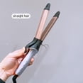 thumbnail image 6 of Rotating Curling Iron, Ceramic Hair Curler, 2-in-1 Curling and Straightening Tool with Adjustable Heat Settings and Automatic Shut-Off, Fast Styling Black and Green Hair Styling Wand, 6 of 8