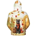 thumbnail image 2 of Welcome Fall Pitbull Enjoys School Time Autumn Fall Leaves All Over Print 3D Hoodie Unisex Merch Hoodies Terrier Dog Lover - 02013, 2 of 6