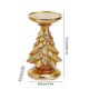 thumbnail image 3 of Candelabros, velas, base de árbol de Navidad similar a la madera, decoración de resina europea, centro de mesa creativo, soporte de vela artesanal ecológico, adorno festivo para el hogar, candelabro d, 3 of 6