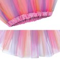 thumbnail image 3 of Lovskoo 2024 Womens Pleated Tulle Petticoat Tutu Puffy Skirt Gauze Short Skirt Adult Teen‘S 1950S Vintage Dance Skirts Pink, 3 of 4