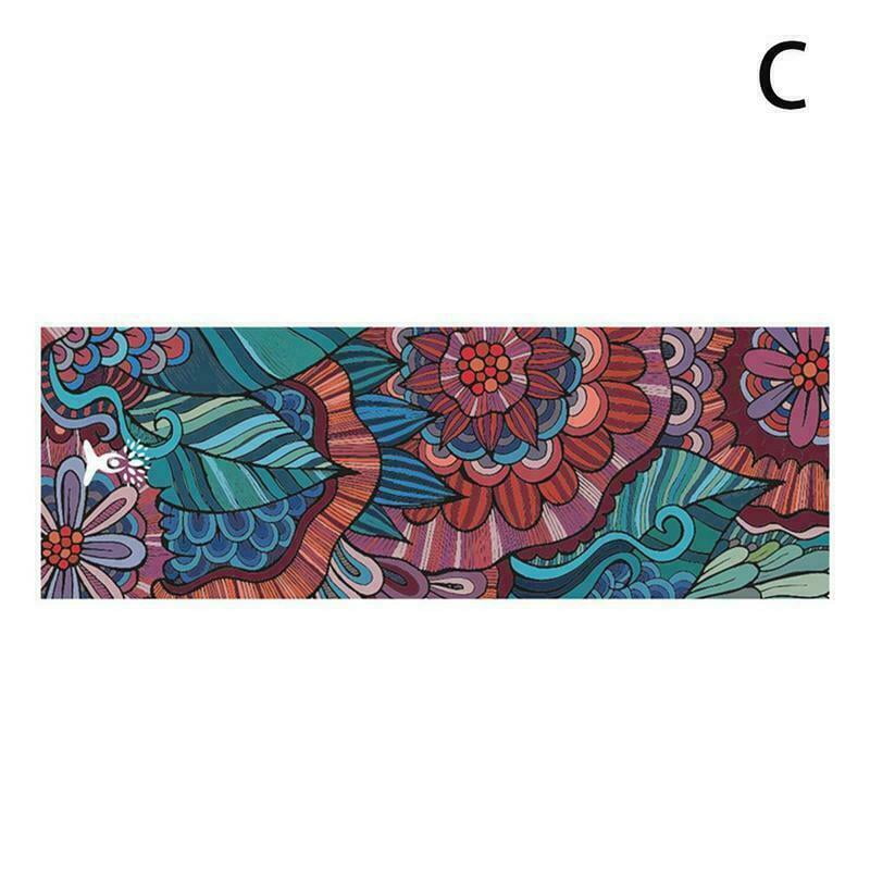 Yoga Exercise Mat Foam Non-Slip Pilates Mandala Pattern Strap G6A7 -  Walmart.com