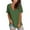 Army Green, variant on Posijego Womens Plus Size Tops Loose Casual Short Sleeve V Neck T-Shirts Summer Beach Shirt for Women
