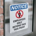 thumbnail image 4 of (2 Pack) Employees Only Beyond Sign, 4 of 7