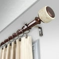 thumbnail image 2 of Domovina Andres 1-inch Single Curtian Rod-Color:Bronze,Size:120-170", 2 of 2