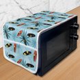 thumbnail image 1 of Surfing Microwave Oven Cover, Surfboards in the Sea with Palm Tree Silhouettes Ocean Summer Hawaiian, Water Resistant Organizer with Pockets for Kitchen, 36" x 12", Blue Black and Red, by Ambesonne, 1 of 1
