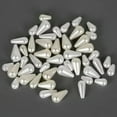 thumbnail image 2 of U8MO 6x10mm 6x14mm 8x14mm Teardrop Shape Plastic Imitation Pearl Loose Beads-8x14mm 50pcs-White, 2 of 7
