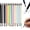 12 PCS Colored Pencils, variant on Forever Pencil, Reusable Inkless Pencils with Erasers, No-Sharpening Writing Instrument for Drawing, Sketching, Office Supplies (12 PCS Colored (with 12 colored nibs))
