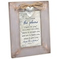 thumbnail image 2 of For I Know The Plans Hope Future Grey Distressed Locket Easel Back Picture Frame, 2 of 5