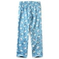 thumbnail image 3 of Ma Croix Mens Pet Fuzzy Pajama Pants Fleece Brushed Sweatpants Sherpa Sleepwear, 3 of 5