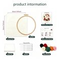 thumbnail image 3 of Christmas DIY Felt Material Kit, Non Woven Fabric Handmade Craft for Festival Theme Decorative Crafting Process 1 Set House, 3 of 5