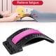 thumbnail image 3 of Vogacara Masajeador de espalda Fitness Relajación Camilla Estiramiento Presión Aliviar Viaje Plástico Columna vertebral Soporte Tipo 2 Púrpura masajeadores Tipo 2 Rosa Vogacara CE011707-06, 3 of 6