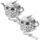 thumbnail image 5 of 2 uds colador de té de acero inoxidable forma de tetera creativa infusores de té té suelto más empinado, 5 of 5