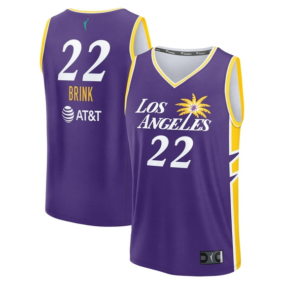 Unisex Fanatics Cameron Brink Purple Los Angeles Sparks Explorer Edition Fast Break Replica Jersey