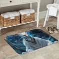 thumbnail image 7 of Matuu Forest Meditating Goat for Indoor doormat,Non-Slip Doormat for Entryway, Outdoor and Indoor Use, Modern Designs Easy Clean (16 x 24 Inches), 7 of 7