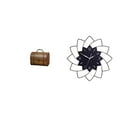 thumbnail image 1 of Estuche organizador de joyas,Organizador de joyas de madera para mujeres,hombres y niñas,Reloj de pared grande,Reloj de pared acrílico silencioso,sin tictac,Reloj de pared grande para, 1 of 8