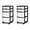 Clear/Black, variant on Homz Clear Plastic 4 Drawer Home Storage Container Tower w/Wheels (2 Pack)