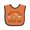 Orange and Black, variant on Inktastic My Lola Loves Me Boys or Girls Baby Bib