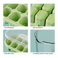 thumbnail image 4 of TIELUTT Home Food Grade Large Capacity Silicone Ice Tray Ice Storage Diy Fruit Vendor Tray Silicone Food Ice Container for Freezer Large Ice Trays with Covers for Freezer Mini Coffee Cubes, 4 of 4