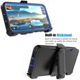 thumbnail image 5 of For Samsung Galaxy S25 FE Case with Built-in Screen Protector and Holster Belt Clip, Military Grade Protection Shockproof Heavy Duty Rugged Kickstand Phone Cover for Galaxy S25 FE Case - Blue, 5 of 9