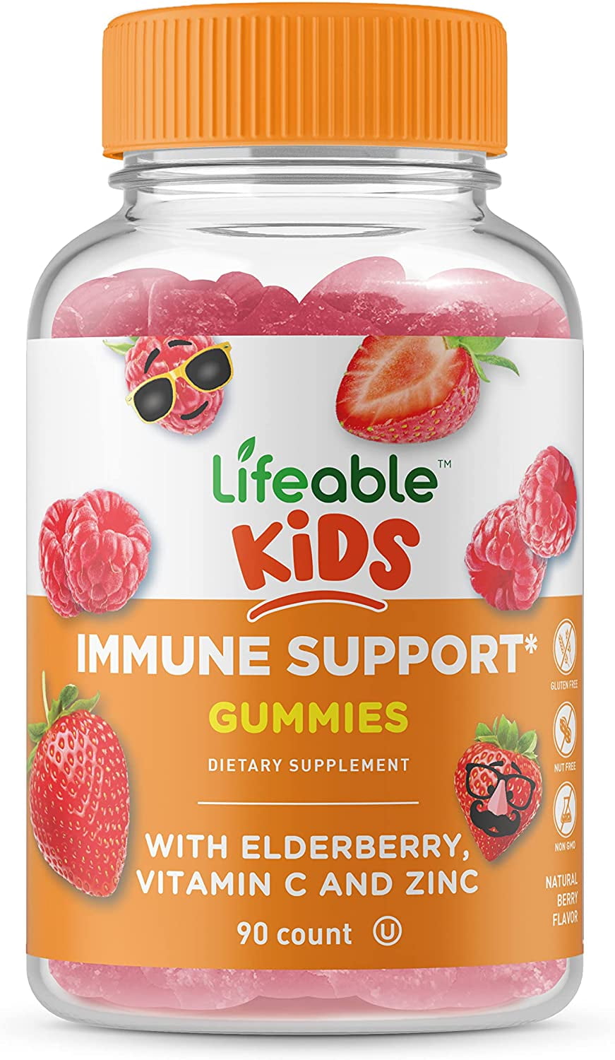 Lifeable Immune Support for Kids Supplement - 90 Gummies