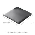 thumbnail image 3 of Foam Seat Cushion for Office Chair | Breathable Thin Leather Pad | Superior Comfort & Slip-Resistant | Removable Zippered Cover | 15.74"x15.74"x1.57" | Multiple Colors | 1 Pack, 3 of 8