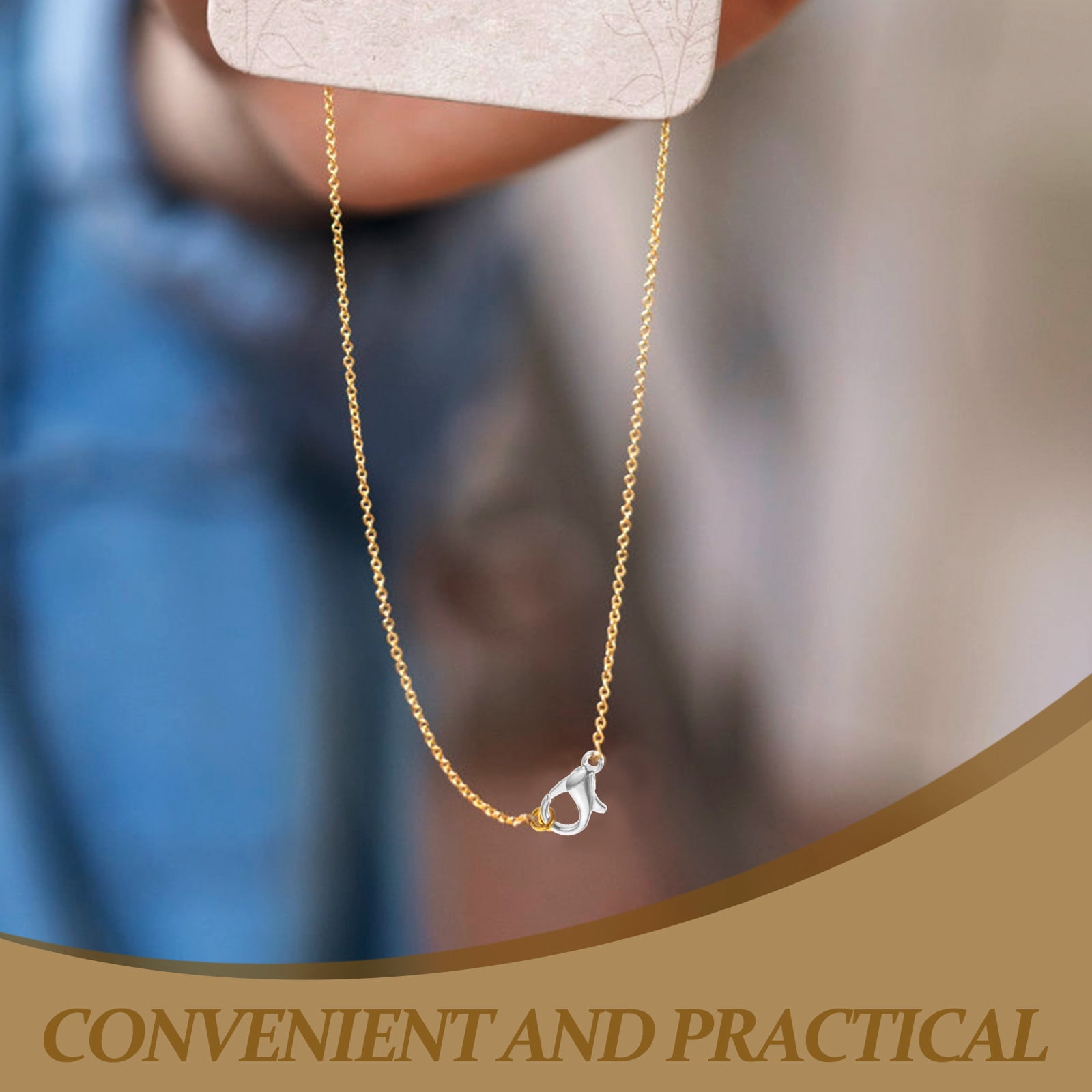 Raindrops Jewelry Making Kit for Necklace and Bracelet, Complete Material Box for Crafting Custom Accessories