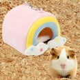 thumbnail image 4 of Casa de animales pequeños, nido pequeño para mascotas, cama, escondite, jau, accesorios para conejillo de , , hurón, pneador de azúcar, Zulema Casa nido de hámster, 4 of 8