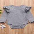 thumbnail image 4 of Newborn Baby Girls Romper Ruffles Bodysuit Jumpsuit Outfit, 4 of 6
