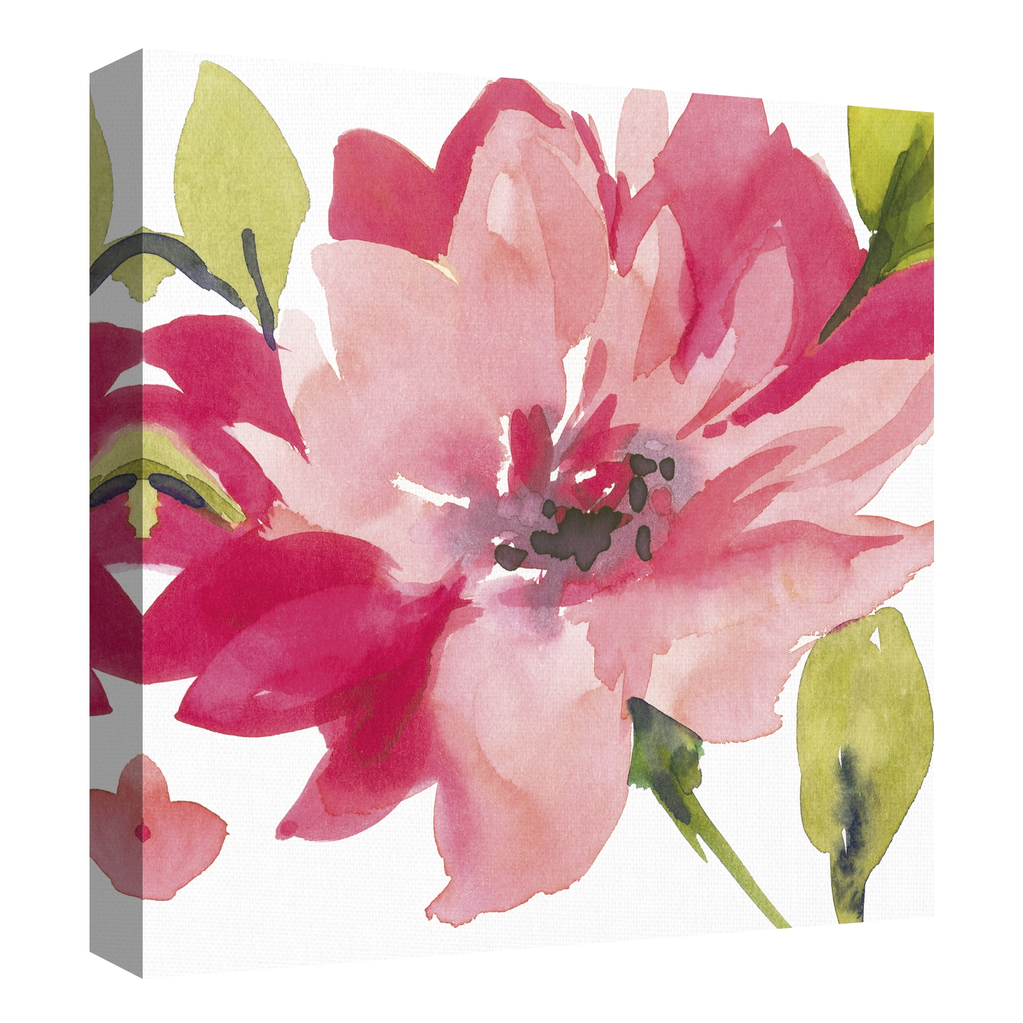 Crimson Flower II by Sandra Jacobs Canvas Art Print