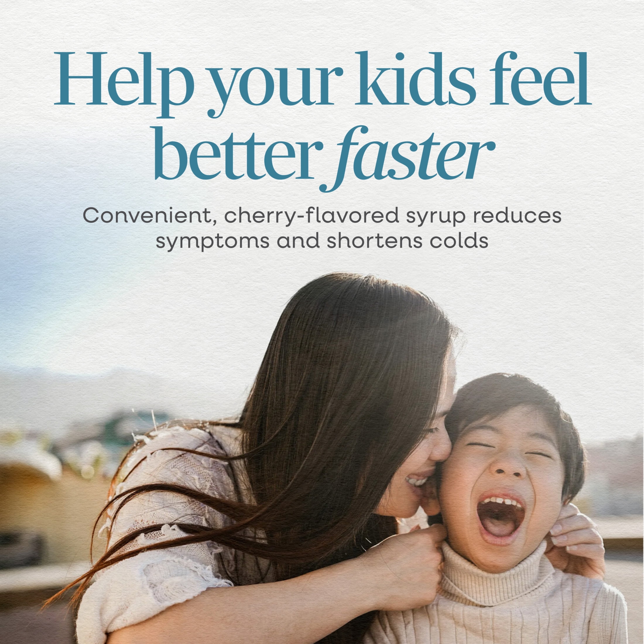 (3 pack) Nature's Way Kids Umcka Cold Relief Syrup, Ages 1+, Multi-Symptom Cold Relief, Cherry Flavored, 4 Oz
